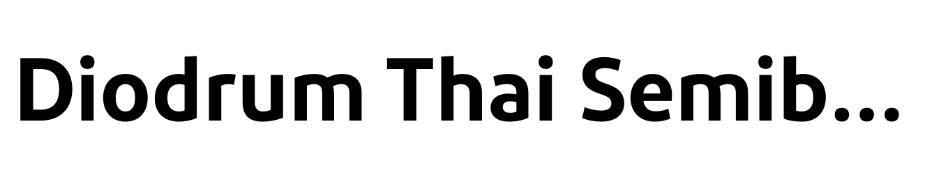 Diodrum Thai Semibold